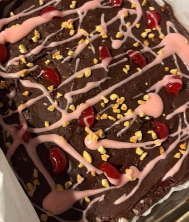 nos délicieux brownies aux Cherry Blossom