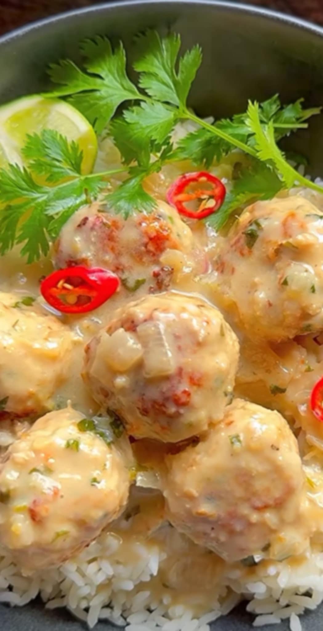Boulette de poulet au coco