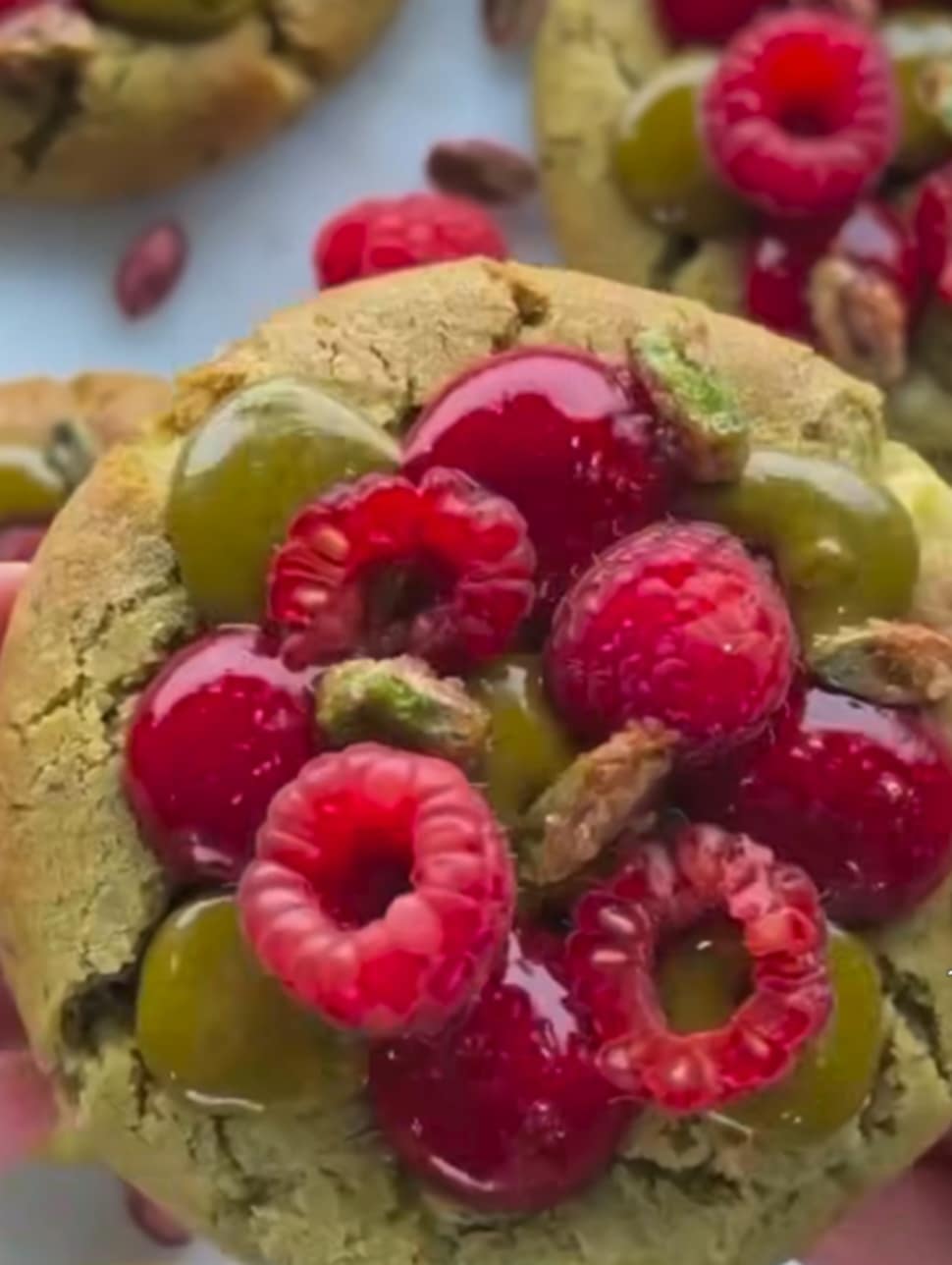 Biscuits aux pistaches, alliance parfaite entre croquant et douceur.